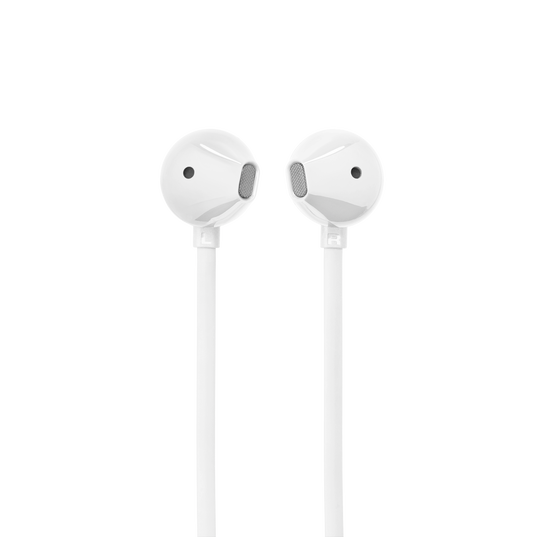 JBL Tune 305C USB - White - Wired Hi-Res Earbud Headphones - Left